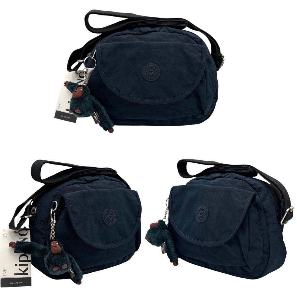 Kipling Women's Stelma Small Crossbody Shoulder Bag True Blue Tonal